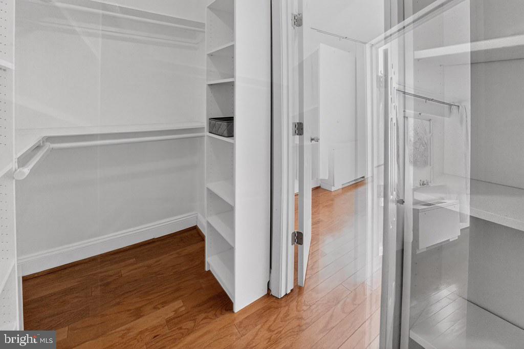 1005 Chillum Road, Unit 207 Hyattsville, MD 20782 - Photo 11 of 21 a view of closet area with wooden floor