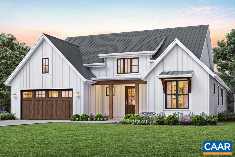 3 B Rothwell Lane, Unit LOT 3B Crozet, VA 22932 - Photo 1 of 29 a front view of a house with a garden