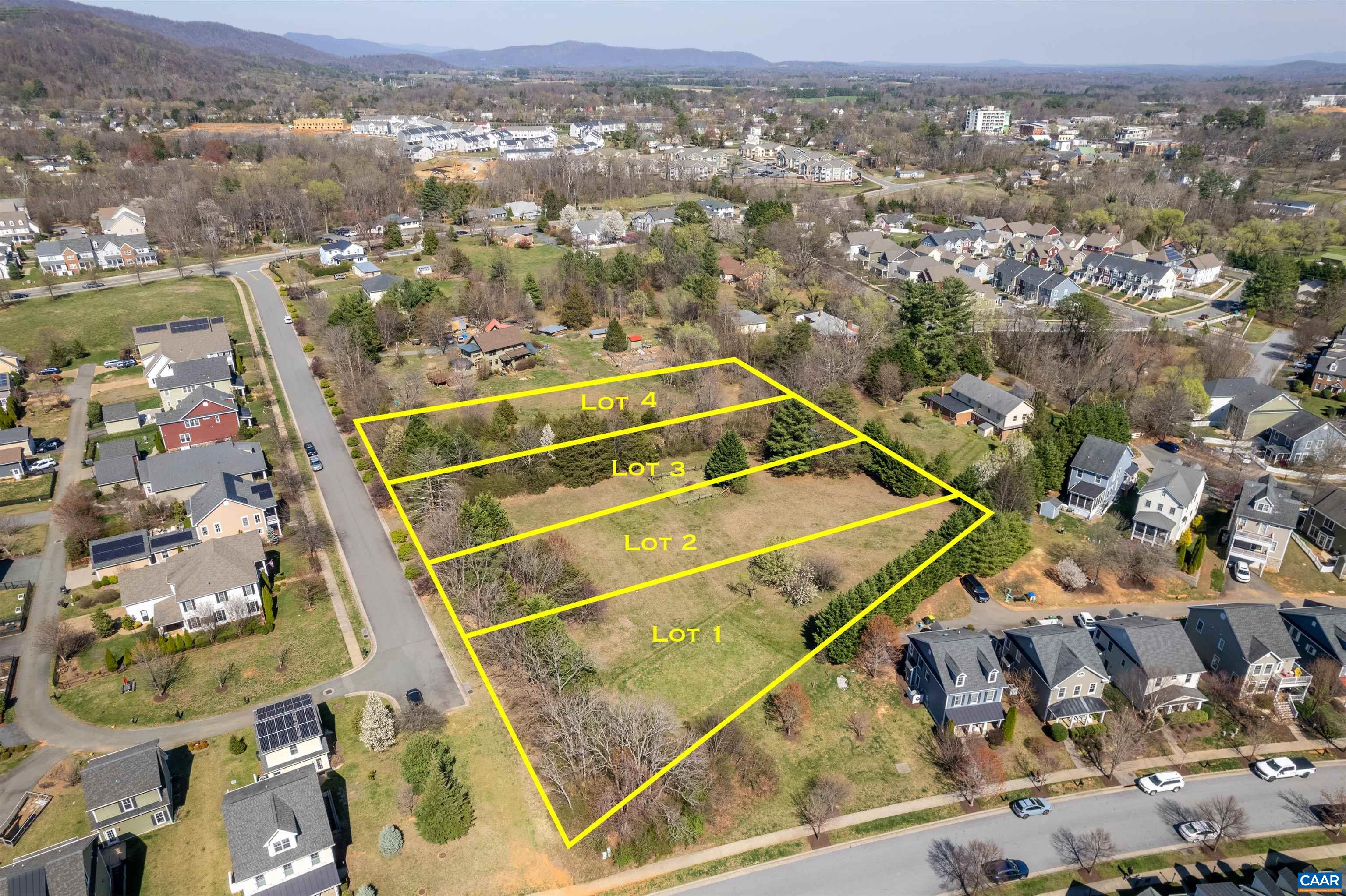 3 B Rothwell Lane, Unit LOT 3B Crozet, VA 22932 - Photo 26 of 29 an aerial view of a residential houses with outdoor space
