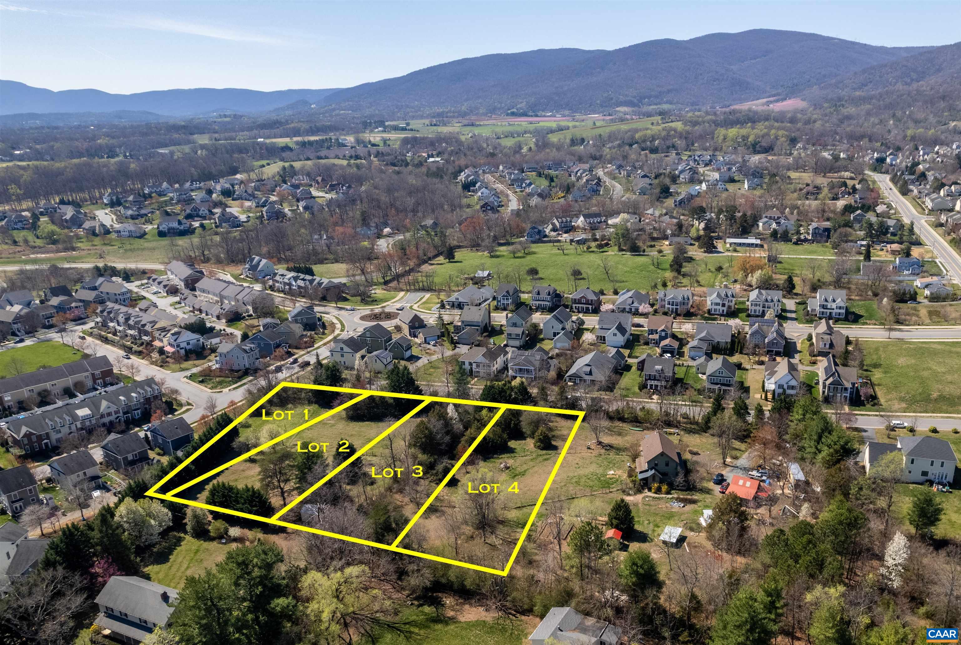 3 B Rothwell Lane, Unit LOT 3B Crozet, VA 22932 - Photo 29 of 29 an aerial view of residential house with outdoor space