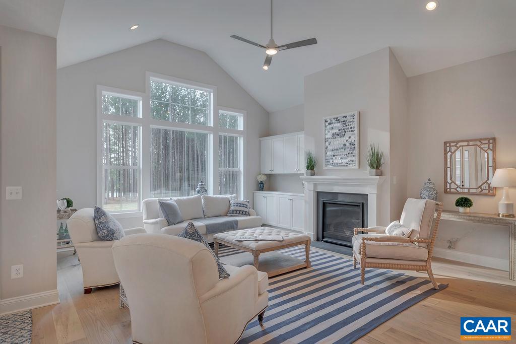 3 B Rothwell Lane, Unit LOT 3B Crozet, VA 22932 - Photo 9 of 29 a living room with furniture and a fireplace