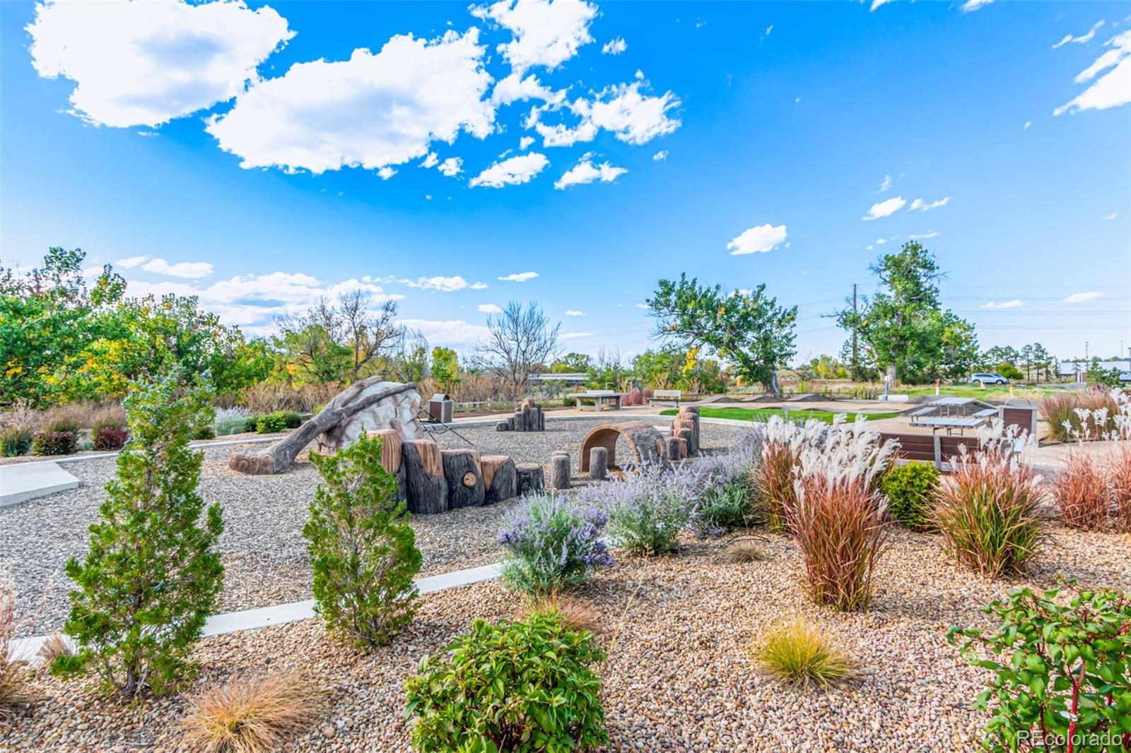 9287 Twenty Mile Road, Unit 204 Parker, CO 80134 - Photo 29 of 30 a view of a lake with a garden