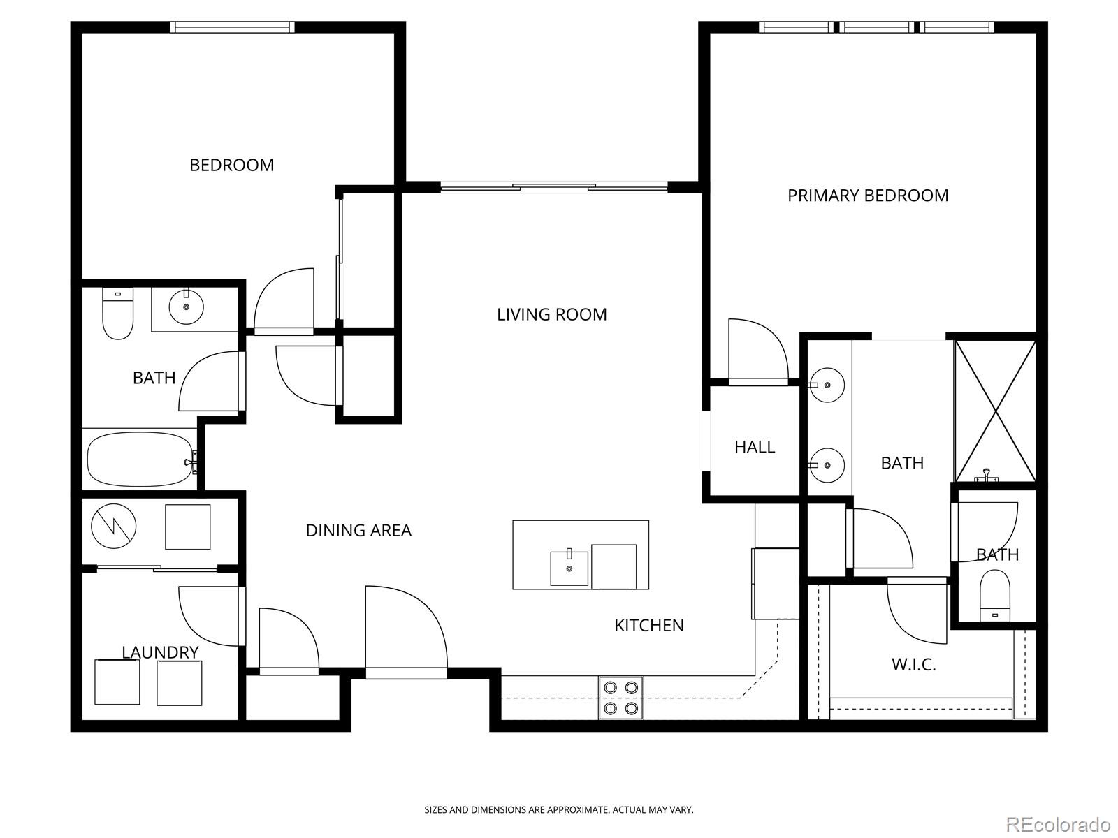 9287 Twenty Mile Road, Unit 204 Parker, CO 80134 - Photo 30 of 30 a picture of a floor plan