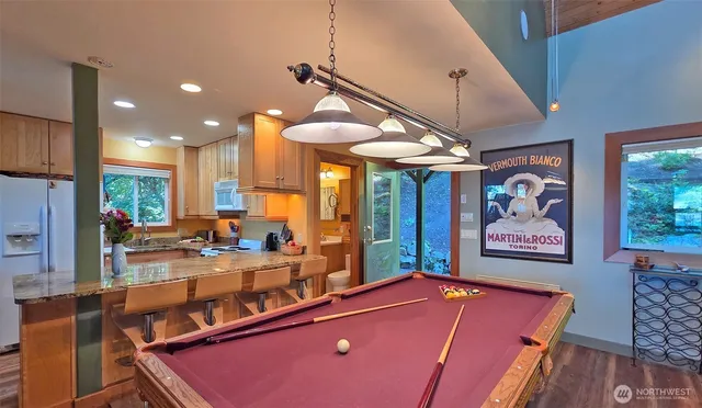 a room with furniture and window