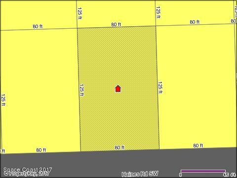 131 Haines Road Southwest Palm Bay, FL 32908 - Photo 22 of 24 Lot Dimensions