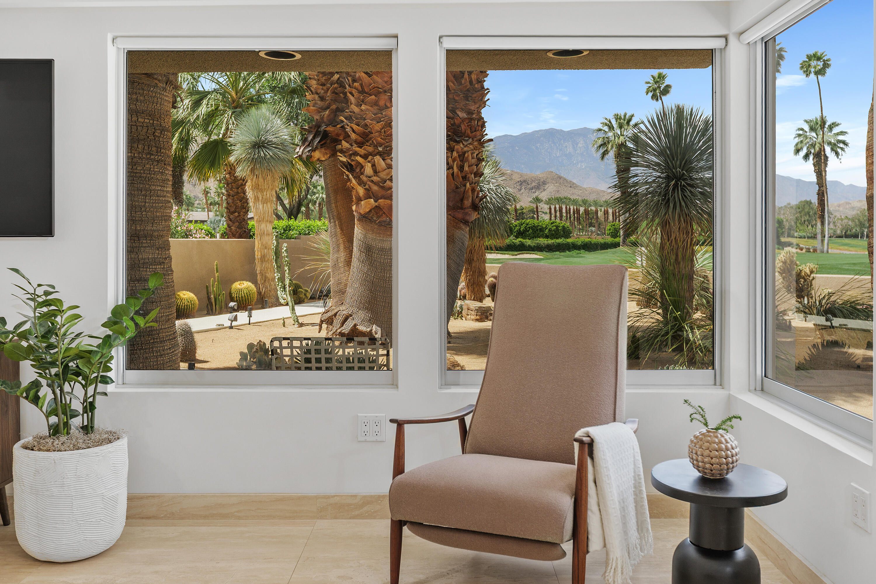 40231 Club View Drive Rancho Mirage, CA 92270 - Photo 24 of 53 a view of a dining room with furniture window and outside view