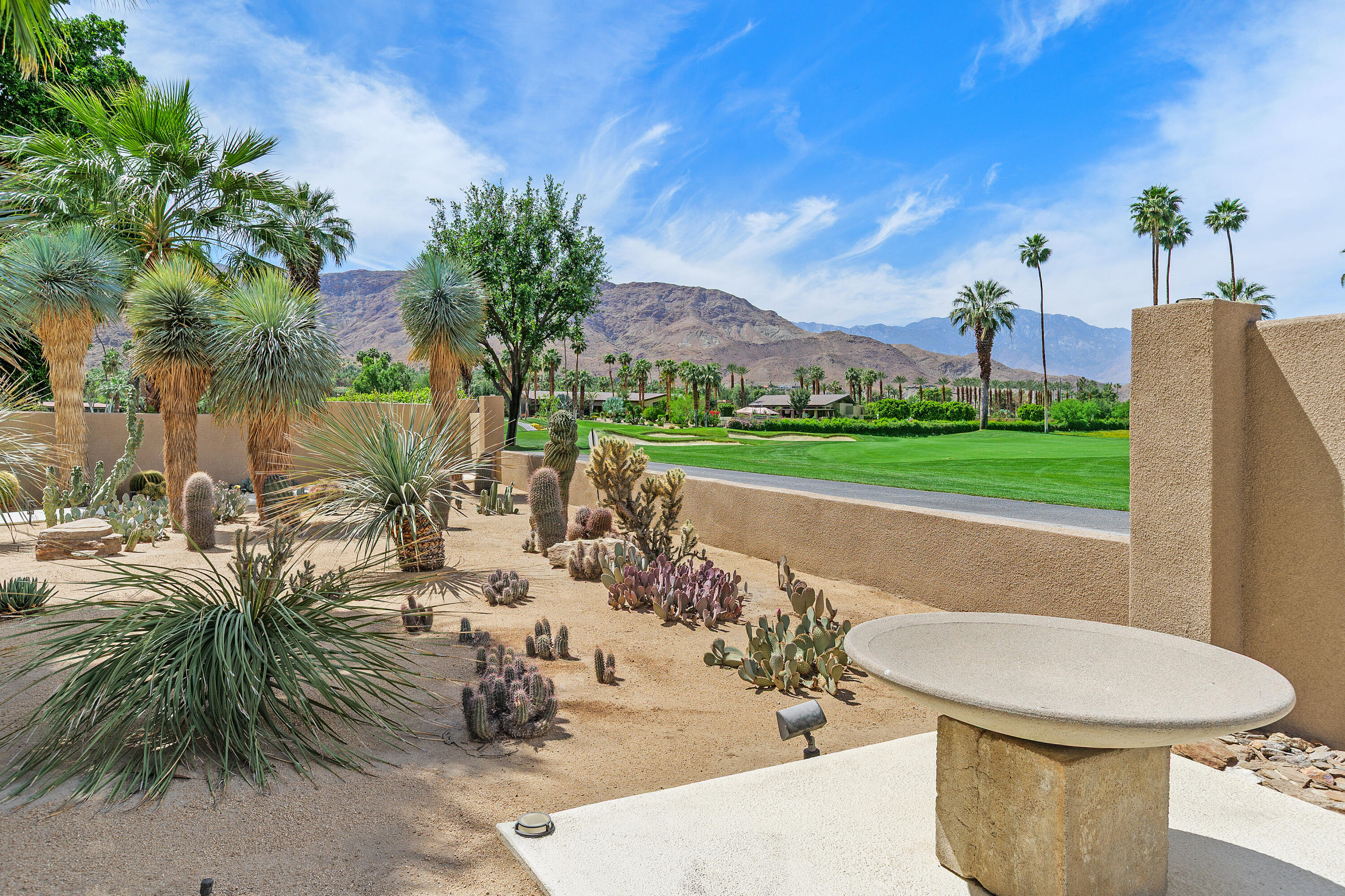 40231 Club View Drive Rancho Mirage, CA 92270 - Photo 38 of 53 a view of a backyard with plants and patio