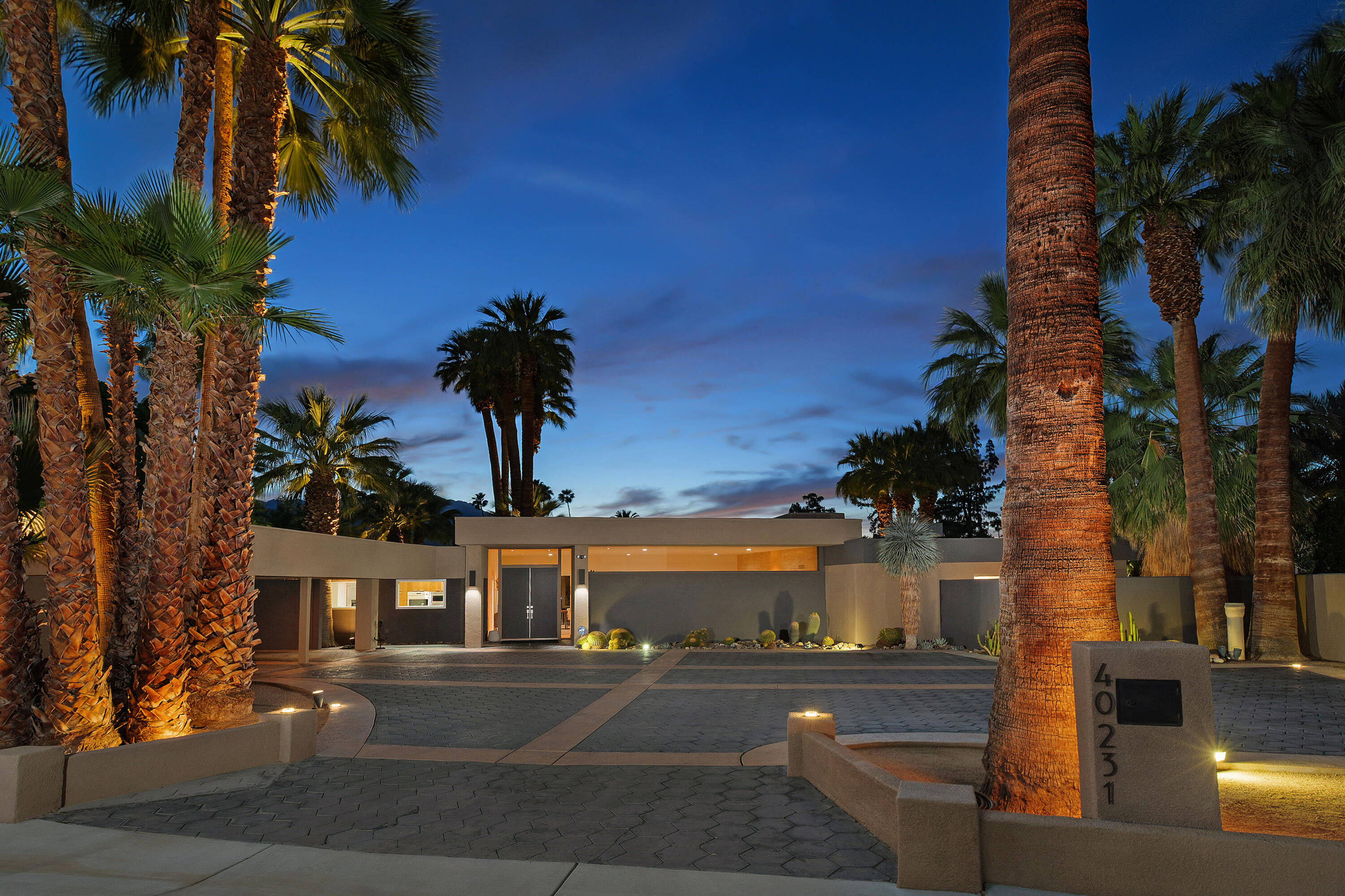 40231 Club View Drive Rancho Mirage, CA 92270 - Photo 4 of 53 a view of a street with palm trees