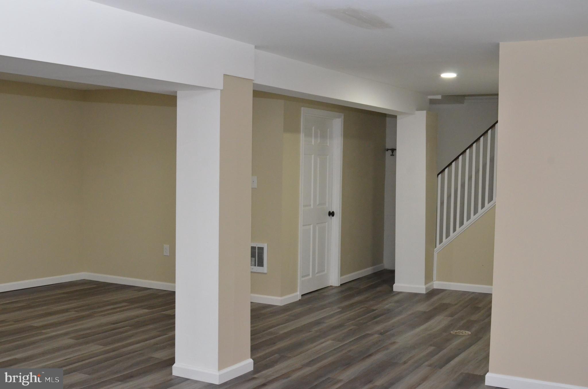 Finished lower level