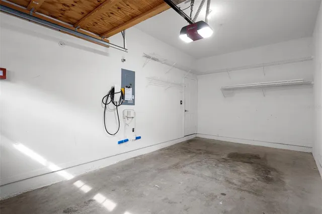 a view of room with fan