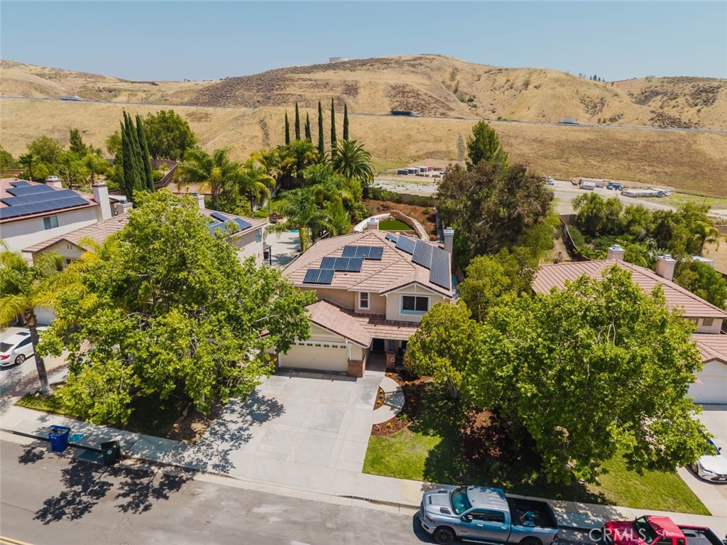 32480 The Old Road Castaic, CA 91384 - Photo 2 of 68 an aerial view of a house with a yard