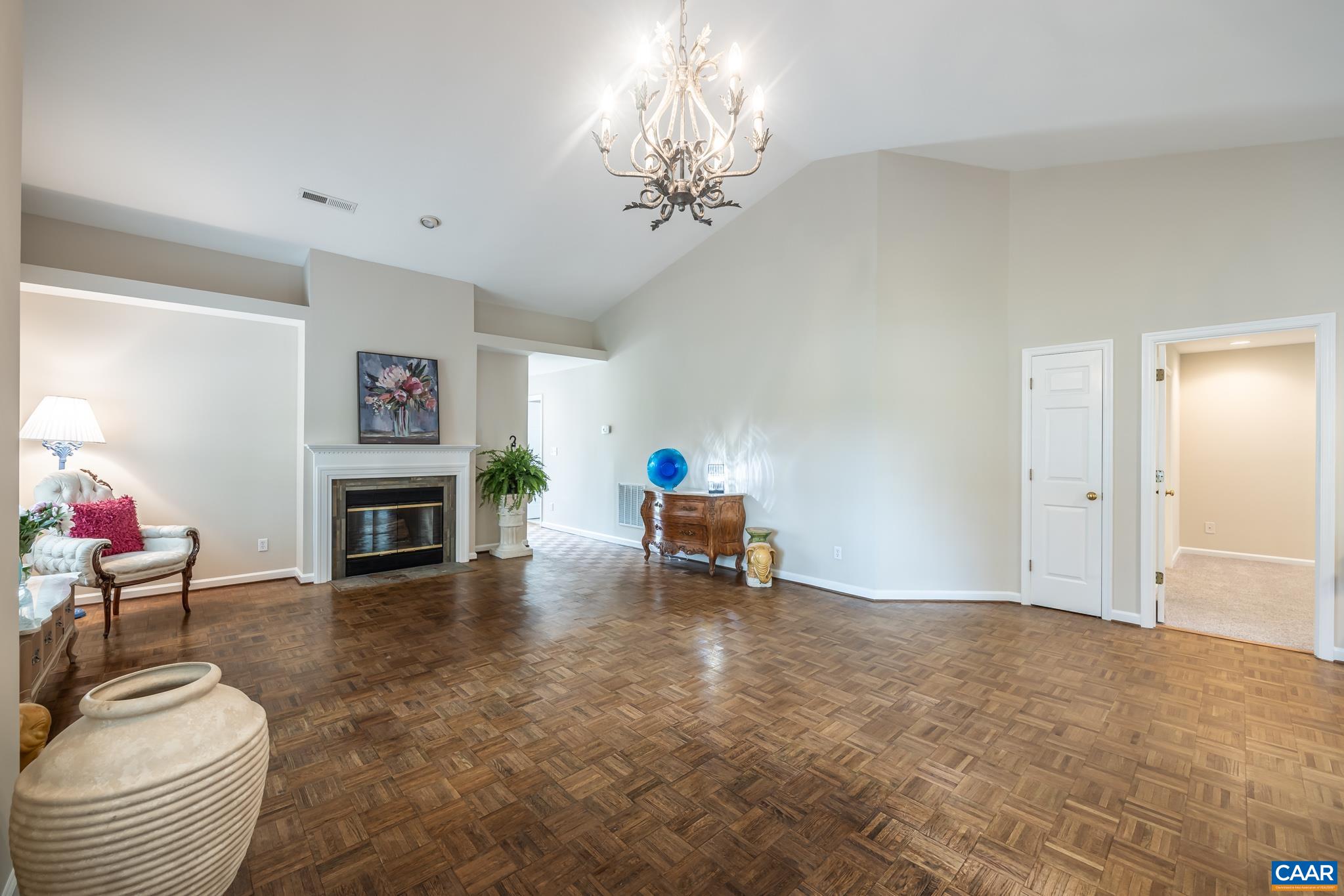 3272 Arbor Trace Charlottesville, VA 22911 - Photo 12 of 46 a living room with furniture and a fireplace