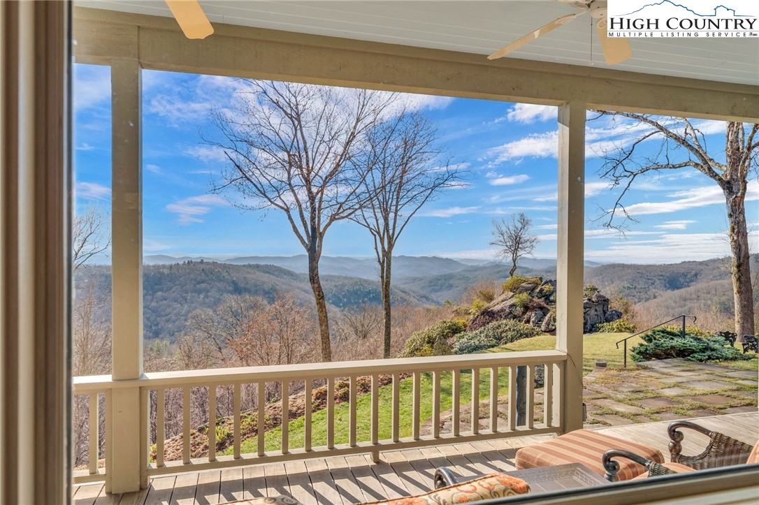 933 Thunder Ridge Lane Lenoir, NC 28645 - Photo 17 of 45 a view of a balcony with next to a yard