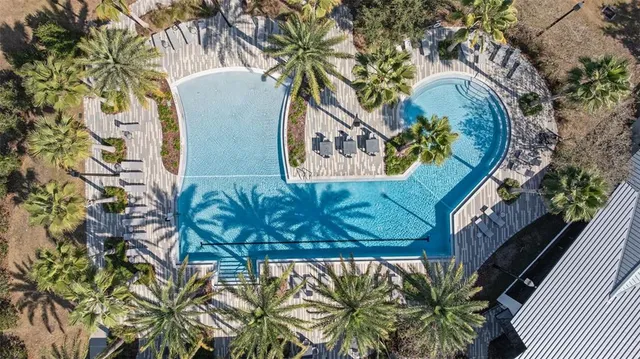 a view of a building with a street