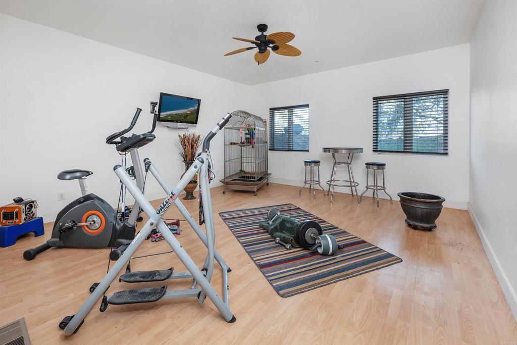 2016 South Grade Road Alpine, CA 91901 - Photo 20 of 27 a view of a room with gym equipment