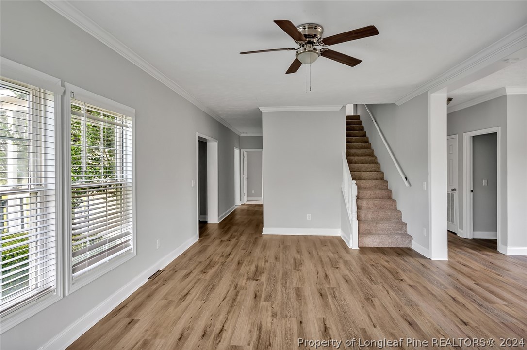 3713 Glenn Road Parkton, NC 28371 - Photo 5 of 17 wooden floor in an empty room with a window