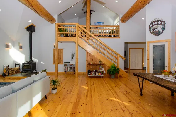 a very nice looking room with many windows