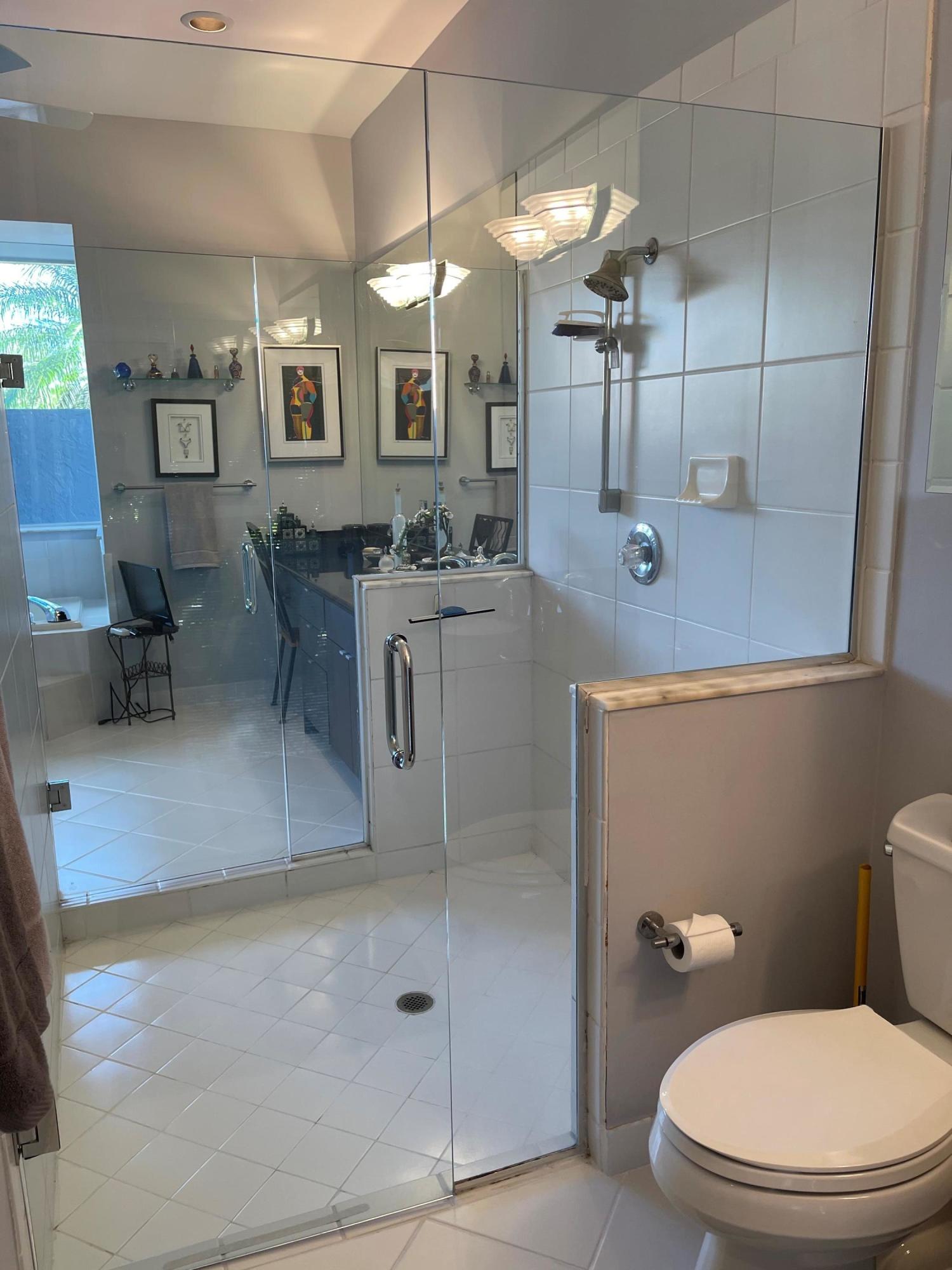 17581 Charnwood Drive Boca Raton, FL 33498 - Photo 20 of 40 Walkthrough glass shower