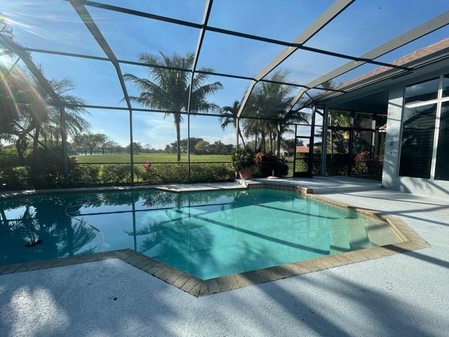 17581 Charnwood Drive Boca Raton, FL 33498 - Photo 34 of 40 Pool with golf course views