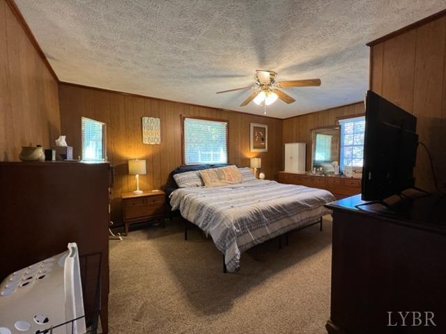 7338 Red House Road Appomattox, VA 24522 - Photo 9 of 28 a bedroom with a bed and a chandelier