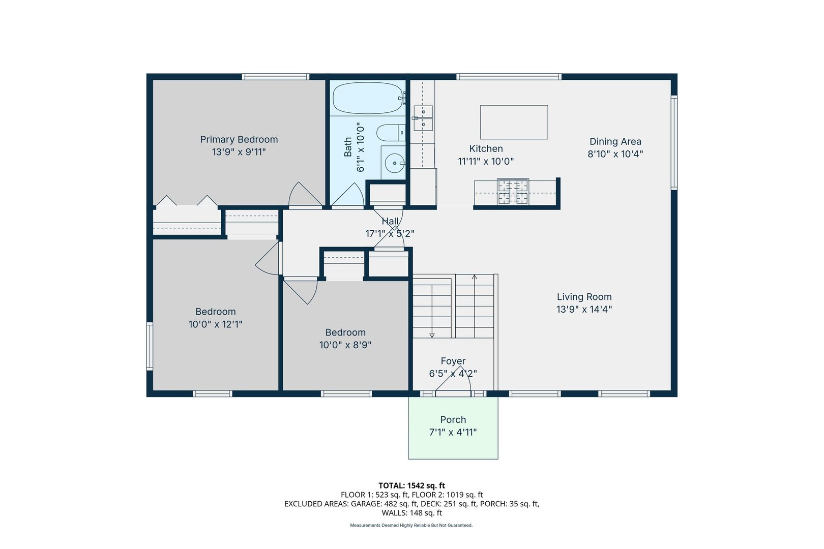 1352 West Oakmont Road Hoffman Estates, IL 60169 - Photo 42 of 42 a picture of a floor plan