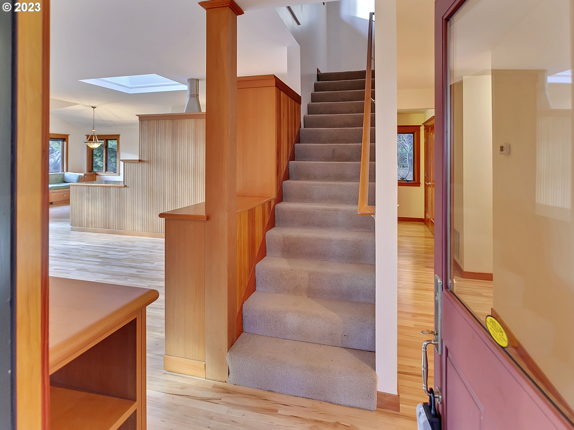 11310 Northwest Plainview Road Portland, OR 97231 - Photo 3 of 32 a view of entryway and hall with wooden floor