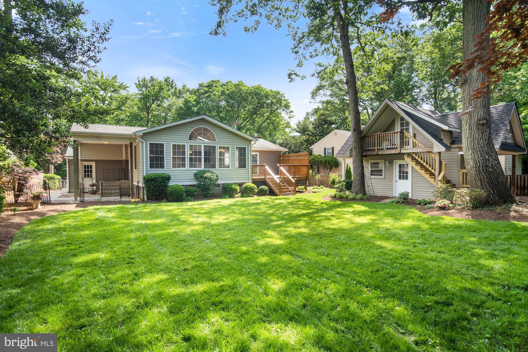 1005 Old Bay Ridge Road Annapolis, MD 21403 - Photo 41 of 56 Fully-fenced backyard space & beautiful lush lawn.