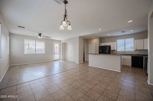 a view of kitchen and window