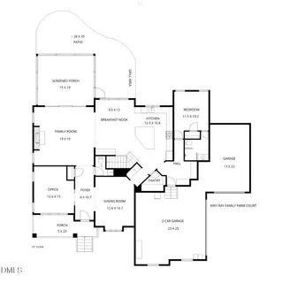 a picture of floor plan