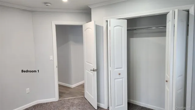 a view of closet area