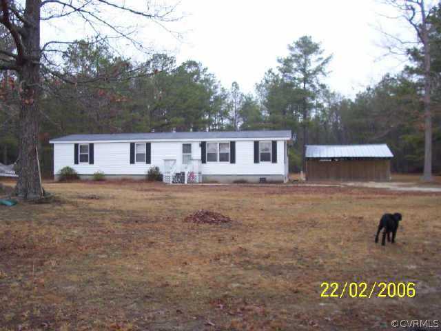 272 Milby Town Road Shacklefords, VA 23156 - Photo 1 of 7 Exterior Front - Mobile home on permanent foundati