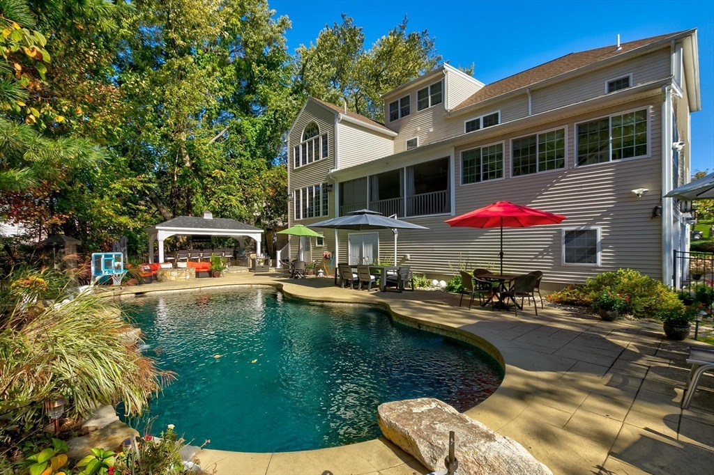 12 Cameron Way Methuen, MA 01844 - Photo 2 of 42 a view of a house with swimming pool and sitting area