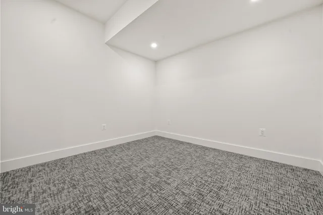 a view of backyard with green space