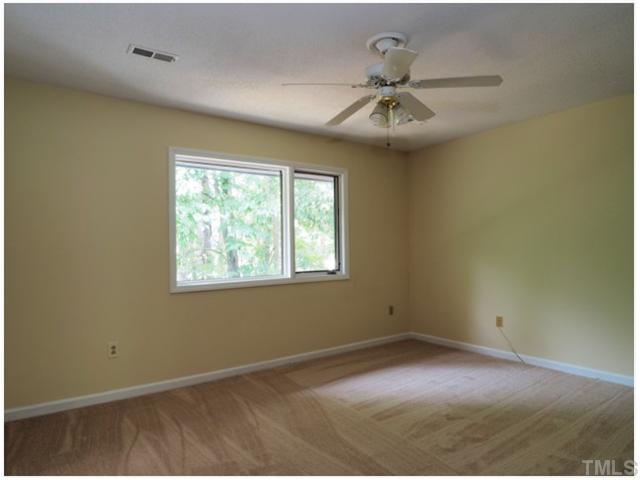 4300 Hunters Club Drive Raleigh, NC 27606 - Photo 16 of 19 Huge Bedrooms all have New Paint and New Carpet! Nice Big Windows! Ceiling Fan!