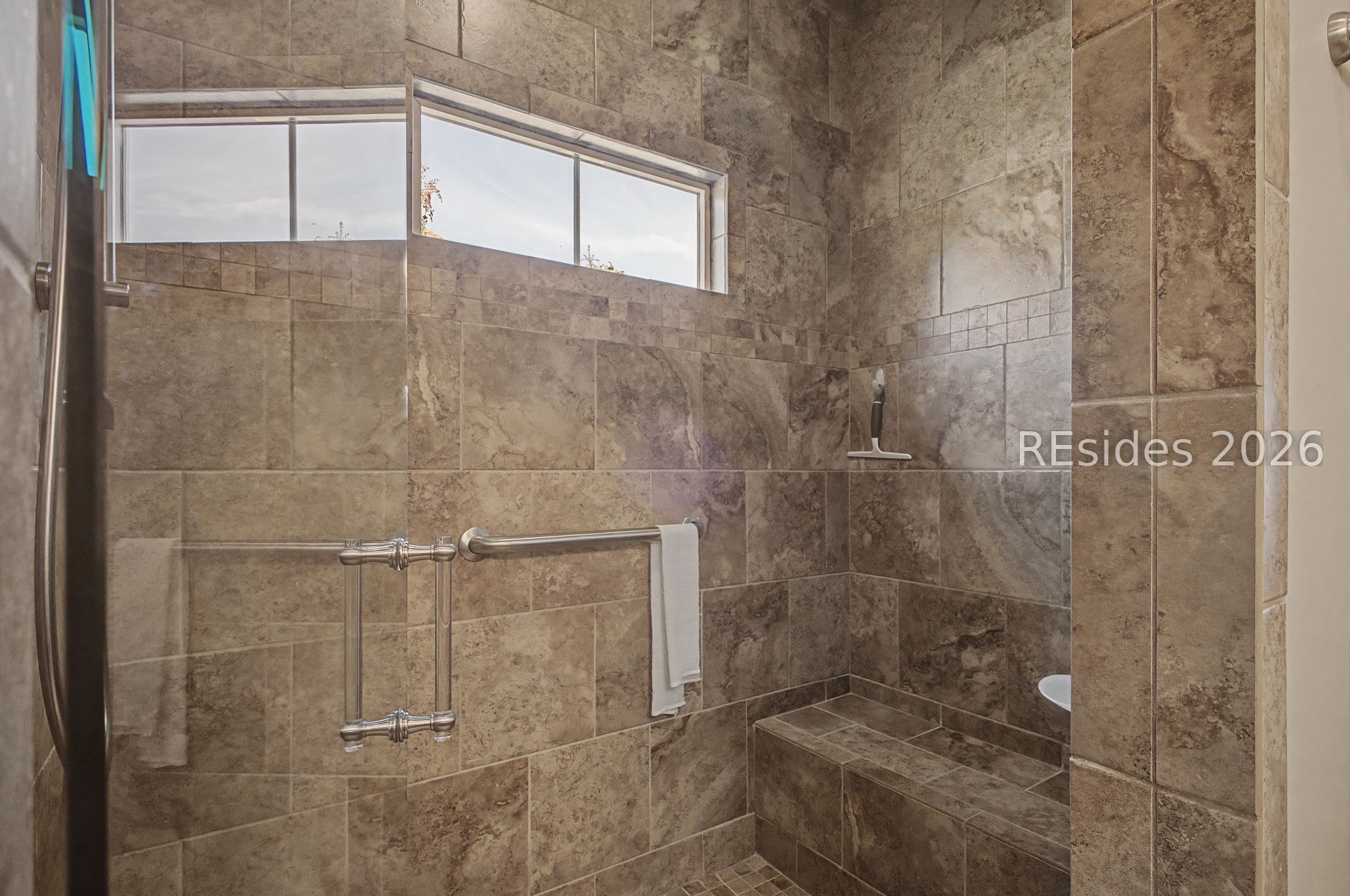 40 Catamaran Lane Okatie, SC 29909 - Photo 30 of 51 Master large walk-in shower w/grab bars & seat