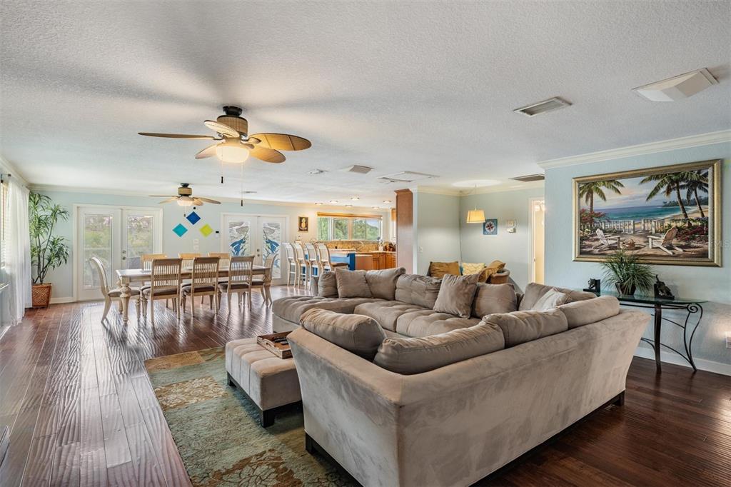 815 2nd Avenue Northwest Ruskin, FL 33570 - Photo 15 of 86 a living room with furniture and wooden floor