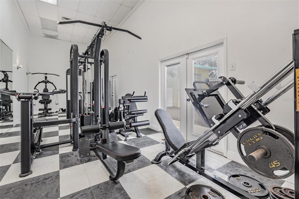 815 2nd Avenue Northwest Ruskin, FL 33570 - Photo 37 of 86 a view of a room with gym equipment