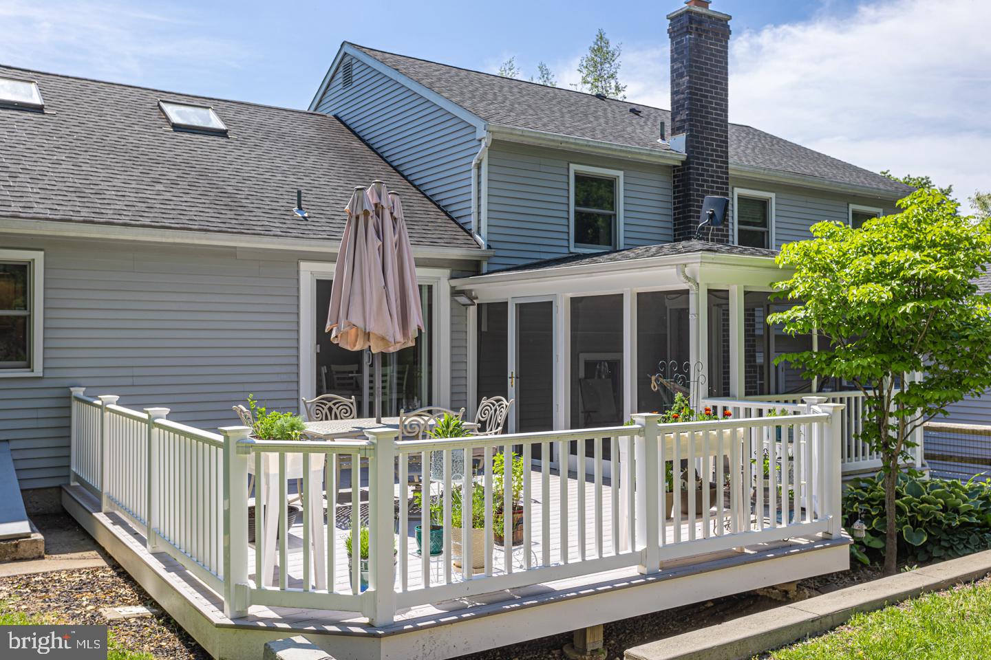 3698 Robin Road Furlong, PA 18925 - Photo 47 of 49 Backyard Deck and Screened Porch