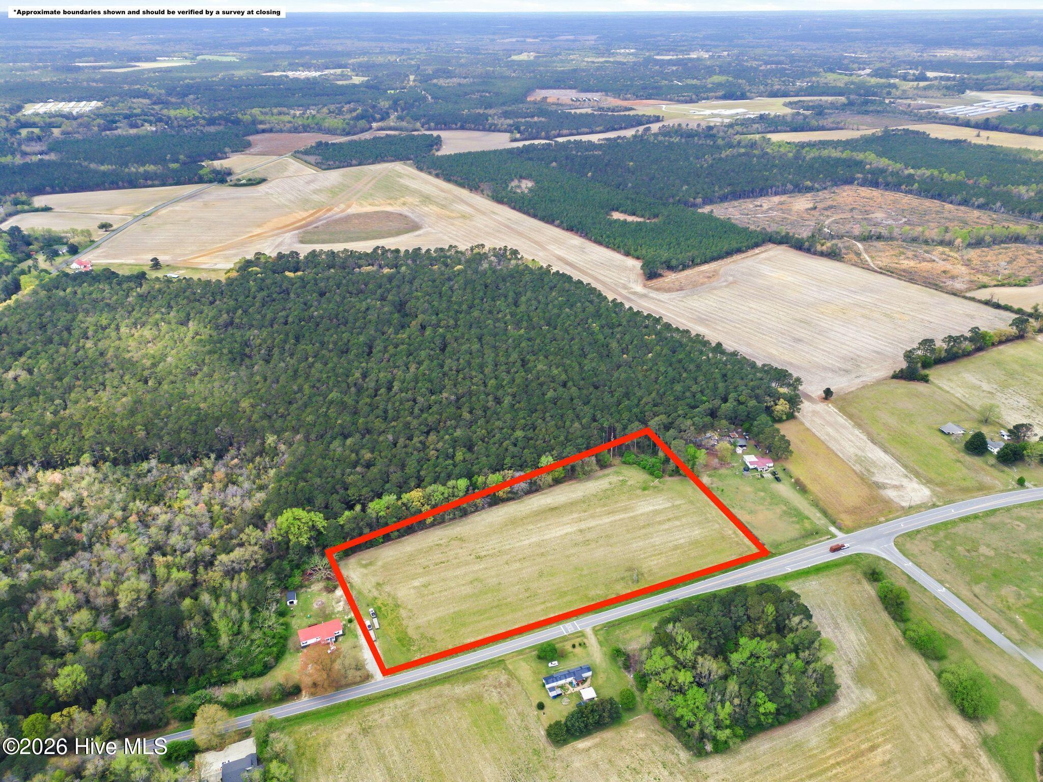 6-ac Kader Merritt Road Rose Hill, NC 28458 - Photo 4 of 17 Boundary lines are approximate and for illustrative purposes only. Refer to survey for exact boundaries.