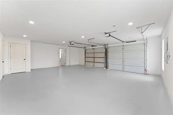 an empty room with a empty space