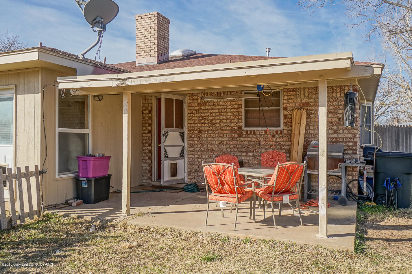 6707 Falcon Road Amarillo, TX 79109 - Photo 24 of 26 Rear Patio