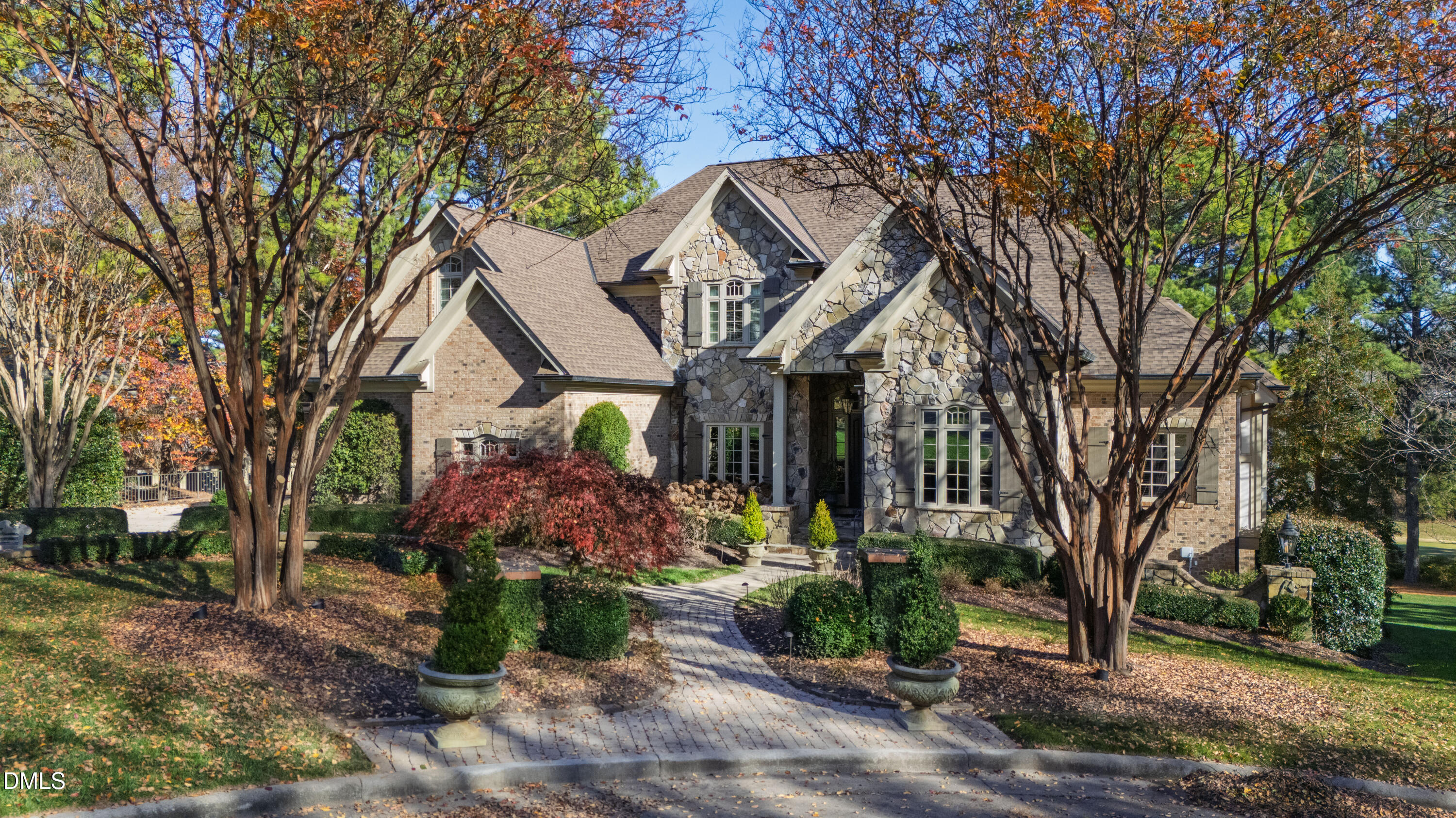 12345 Richmond Run Drive Raleigh, NC 27614 - Photo 11 of 90 a front view of a house with garden