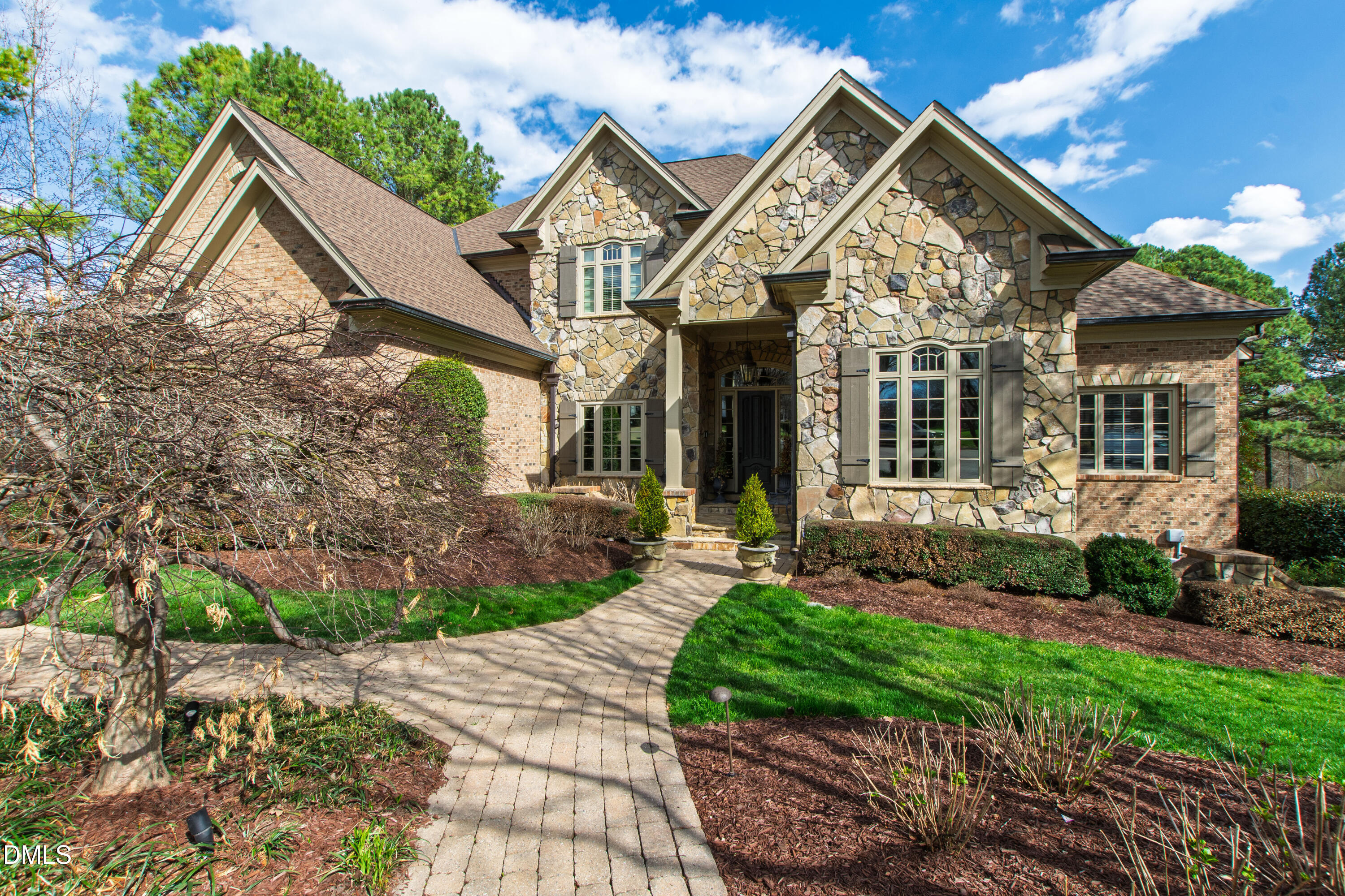 12345 Richmond Run Drive Raleigh, NC 27614 - Photo 20 of 98 front view of a house with a yard