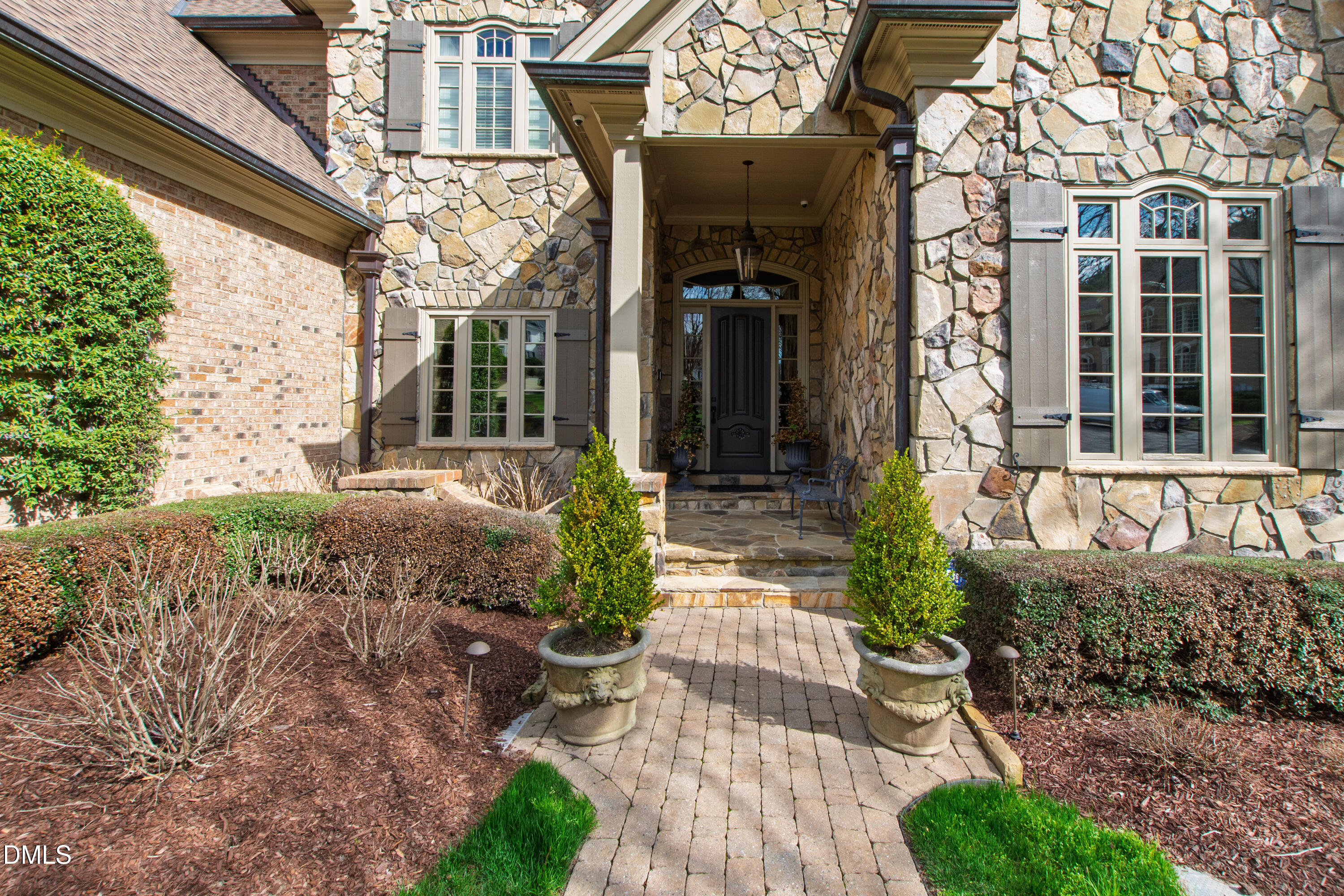 12345 Richmond Run Drive Raleigh, NC 27614 - Photo 21 of 98 a front view of a house with a yard