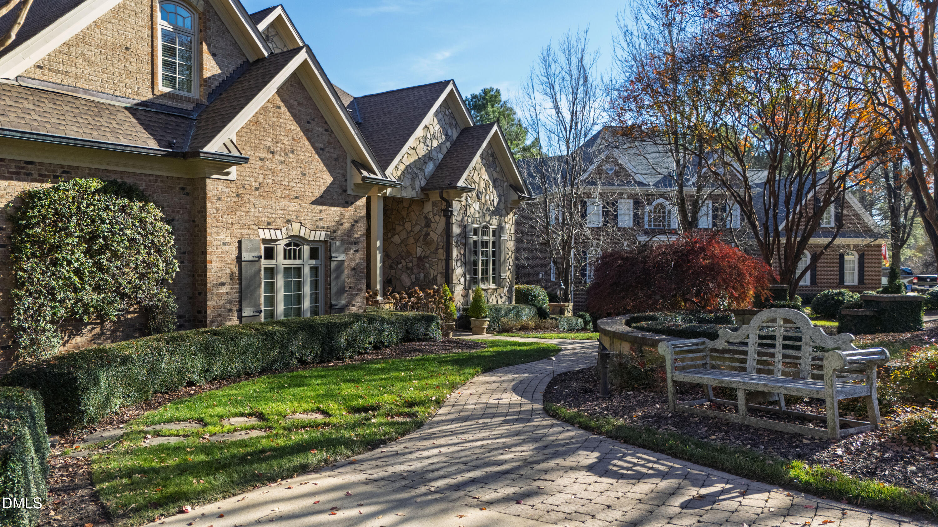 12345 Richmond Run Drive Raleigh, NC 27614 - Photo 5 of 90 a front view of a house with garden