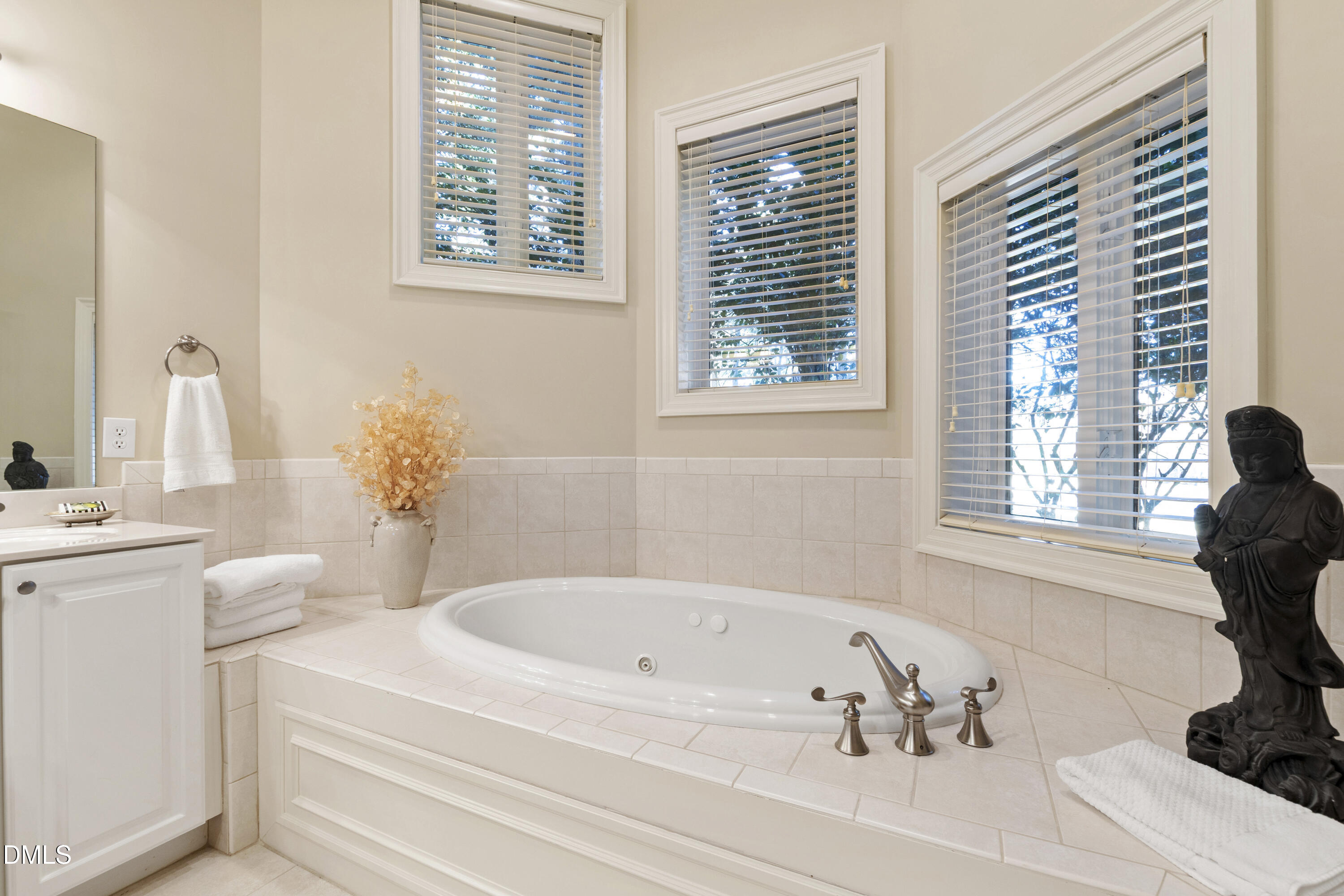 12345 Richmond Run Drive Raleigh, NC 27614 - Photo 76 of 98 a bathroom with a bathtub and a sink