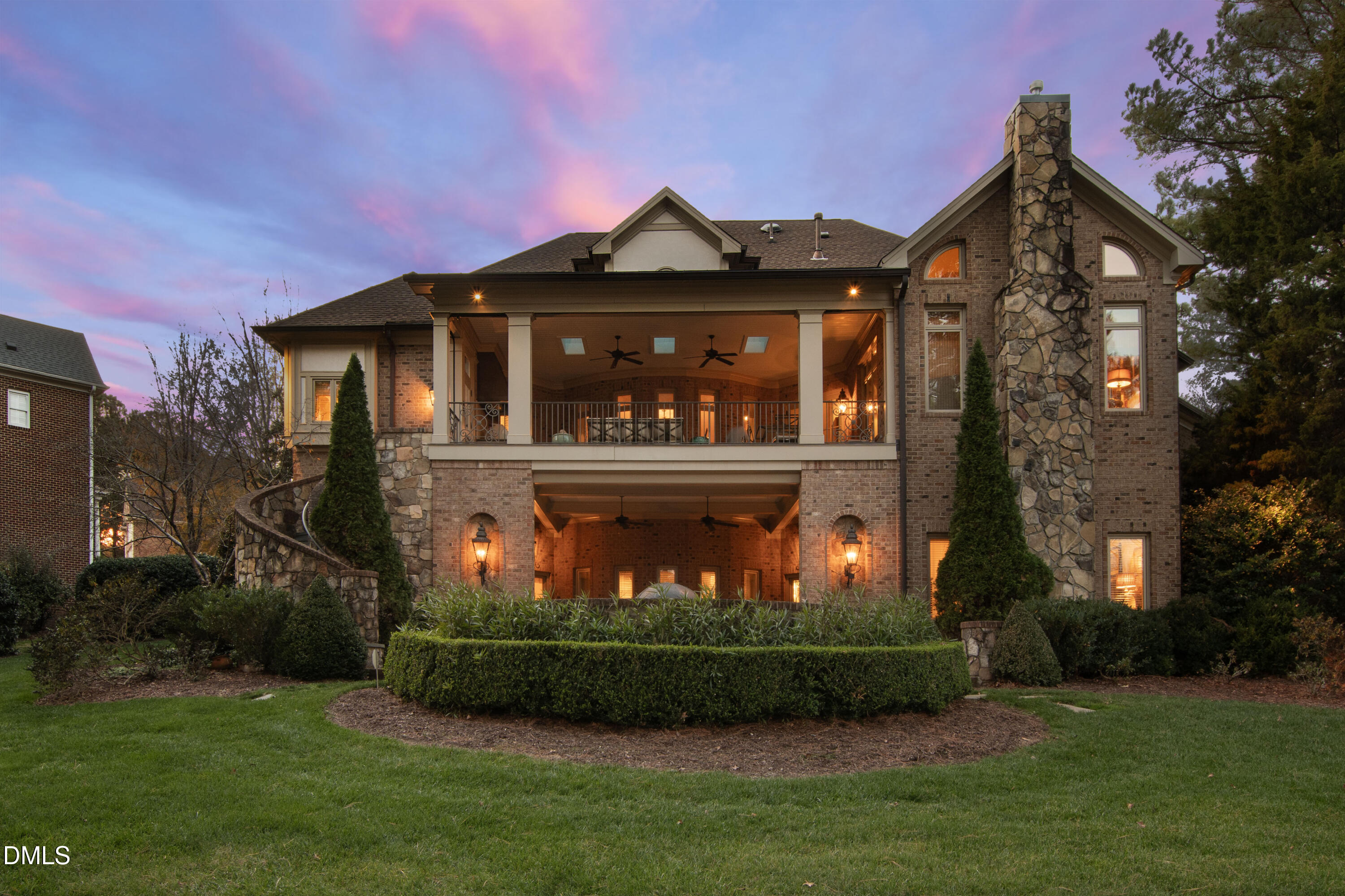 12345 Richmond Run Drive Raleigh, NC 27614 - Photo 84 of 98 a front view of a house with a garden