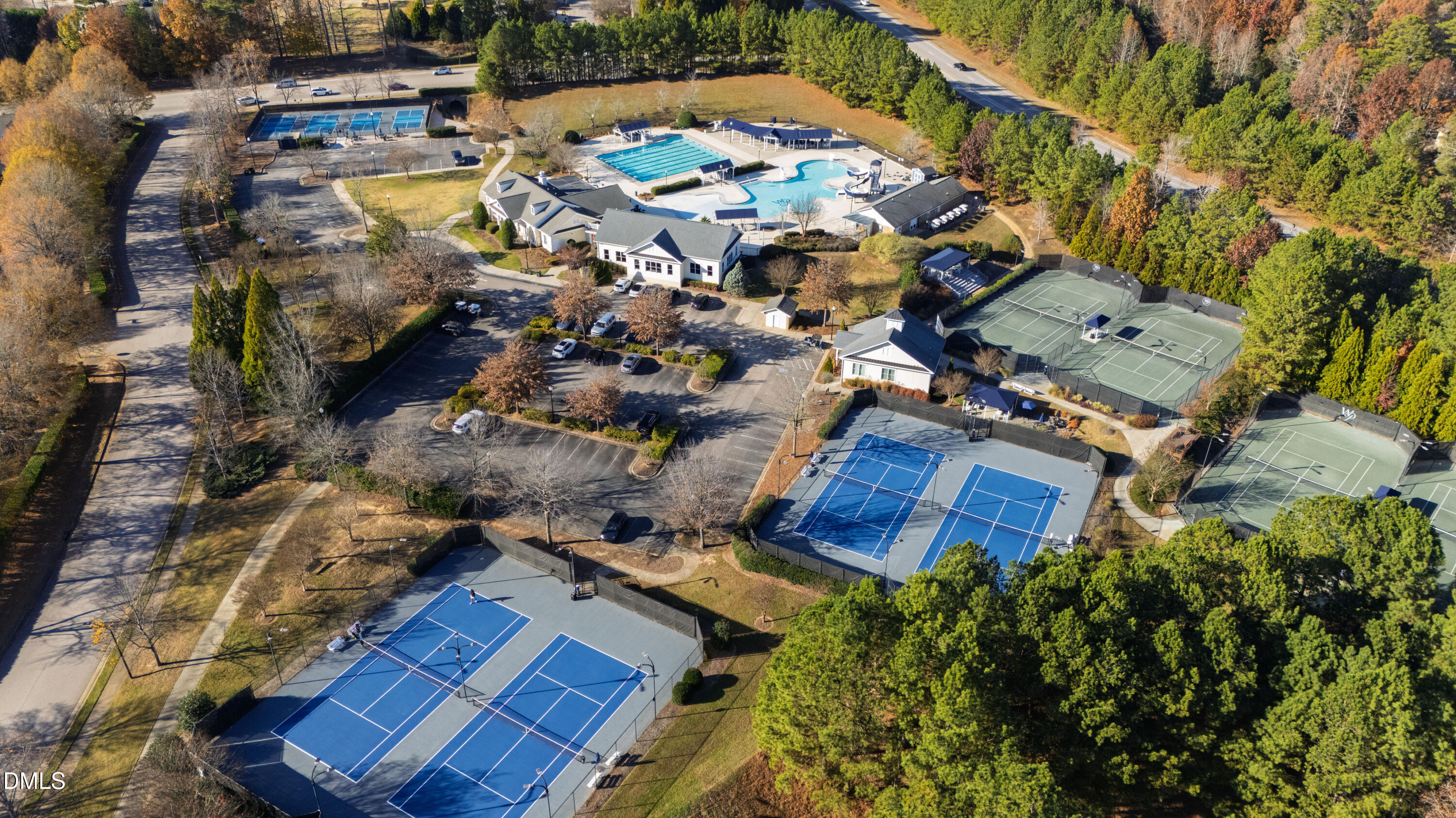 12345 Richmond Run Drive Raleigh, NC 27614 - Photo 89 of 98 an aerial view of residential houses with outdoor space