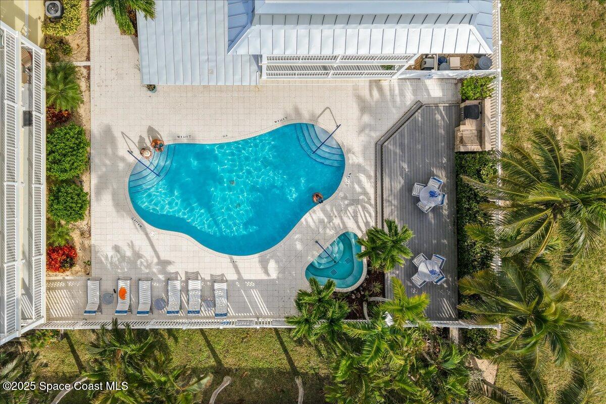 1 8th Avenue, Unit 1403 Indialantic, FL 32903 - Photo 67 of 69 aerial pool and spa