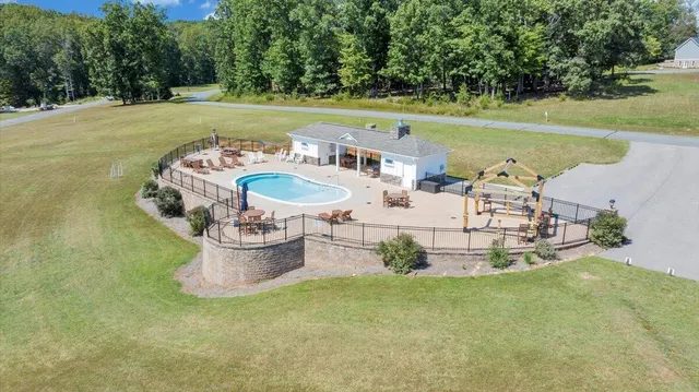 a view of a lake with a mountain